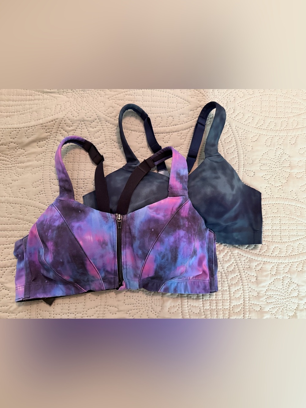 Victoria's Secret Black and Purple Lingerie Piece